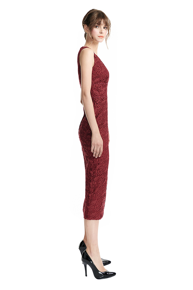 side view of the dress